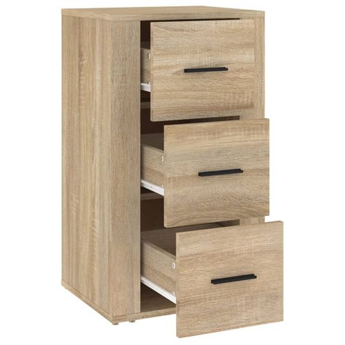 Buffet Chêne Sonoma 40x33x70 Cm Bois Contreplaqué