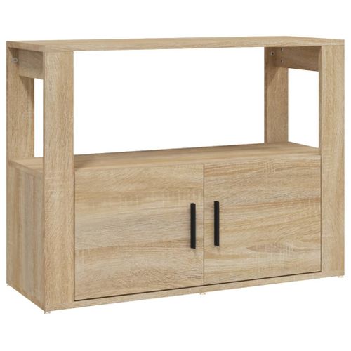 Buffet Chêne Sonoma 80x30x60 Cm Bois Contreplaqué