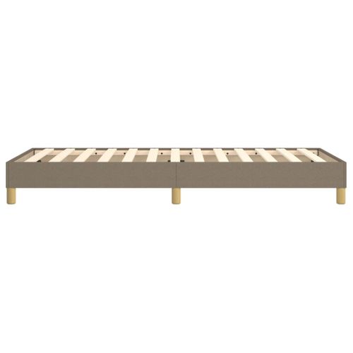 Cadre De Lit Taupe 90x190 Cm Tissu