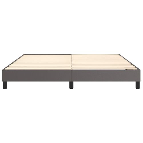 Cadre De Lit à Ressorts Gris 180x200 Cm Simili