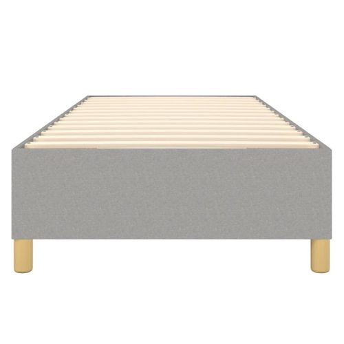 Cadre De Lit Gris Clair 80x200 Cm Tissu