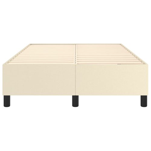 Cadre De Lit Crème 120x200 Cm Similicuir