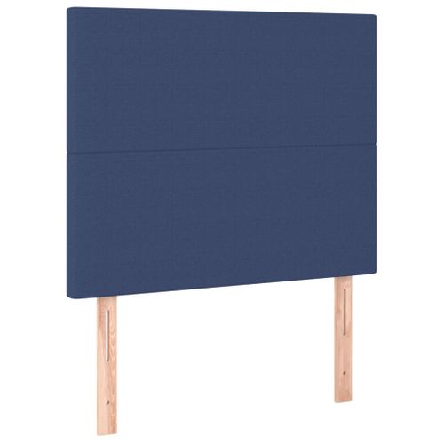 Têtes De Lit 2 PCs Bleu 80x5x78/88 Cm Tissu