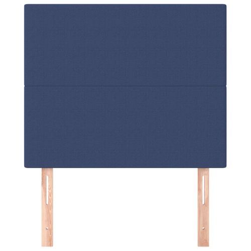 Têtes De Lit 2 PCs Bleu 90x5x78/88 Cm Tissu