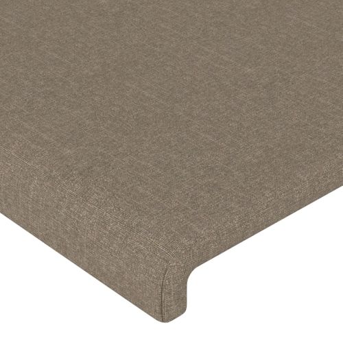 Têtes De Lit 4 PCs Taupe 80x5x78/88 Cm Tissu