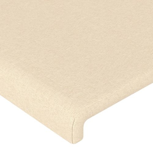 Têtes De Lit 4 PCs Crème 80x5x78/88 Cm Tissu
