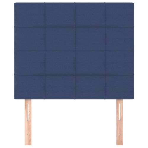 Têtes De Lit 2 PCs Bleu 80x5x78/88 Cm Tissu