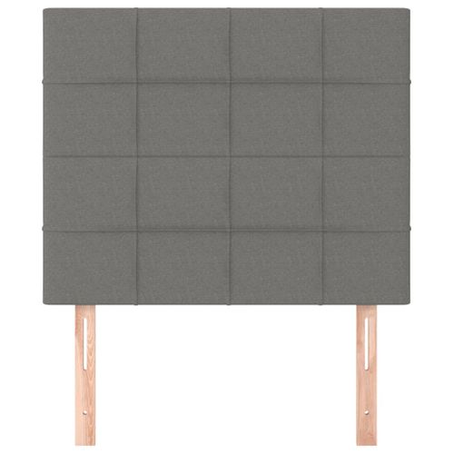 Têtes De Lit 2 PCs Gris Clair 90x5x78/88 Cm Tissu