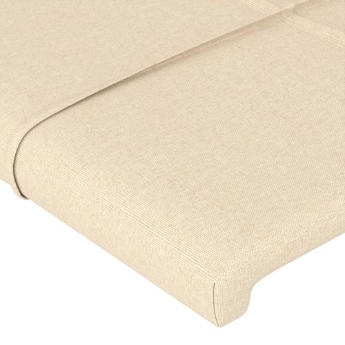 Têtes De Lit 4 PCs Crème 72x5x78/88 Cm Tissu