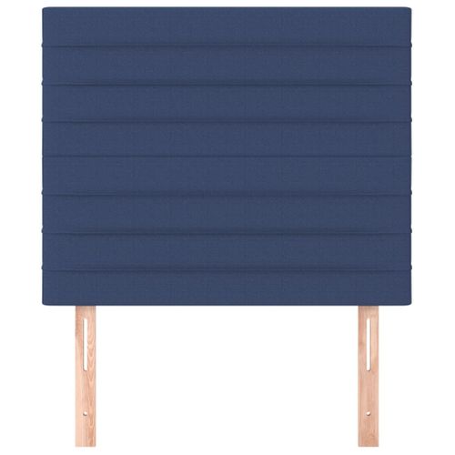 Têtes De Lit 2 PCs Bleu 80x5x78/88 Cm Tissu
