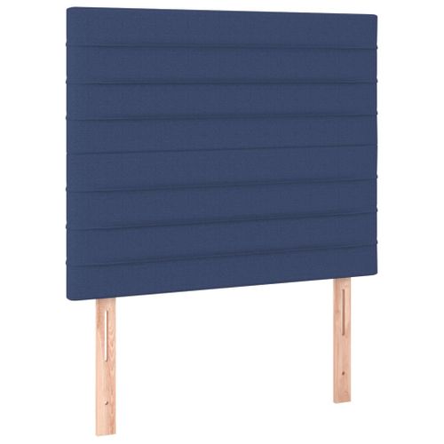 Têtes De Lit 2 PCs Bleu 80x5x78/88 Cm Tissu