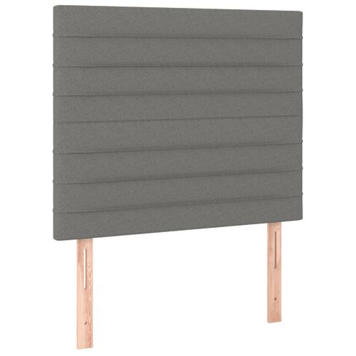 Têtes De Lit 2 PCs Gris Clair 90x5x78/88 Cm Tissu