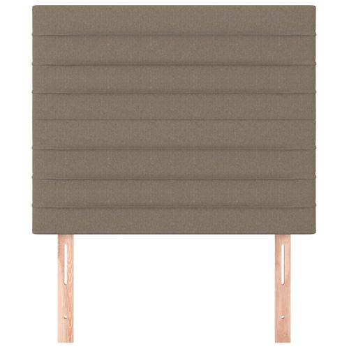 Têtes De Lit 2 PCs Taupe 90x5x78/88 Cm Tissu
