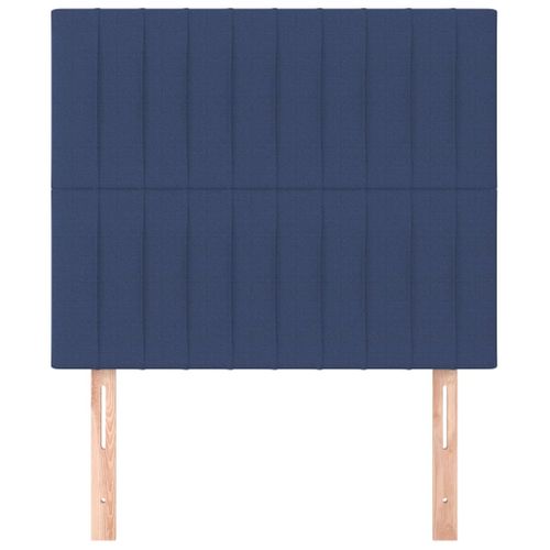 Têtes De Lit 2 PCs Bleu 80x5x78/88 Cm Tissu