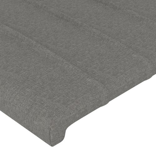 Têtes De Lit 2 PCs Gris Clair 90x5x78/88 Cm Tissu