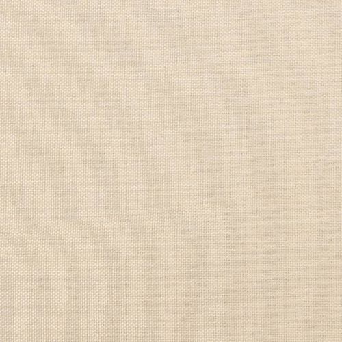 Têtes De Lit 2 PCs Crème 100x5x78/88 Cm Tissu
