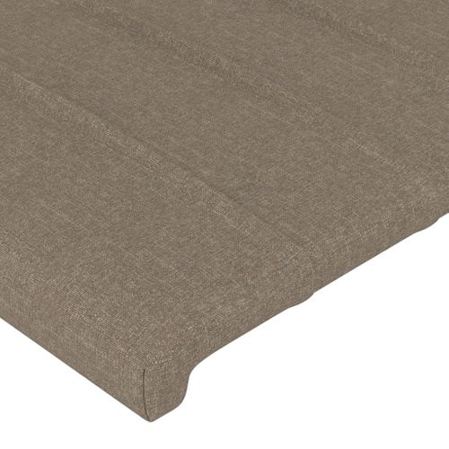 Têtes De Lit 4 PCs Taupe 100x5x78/88 Cm Tissu