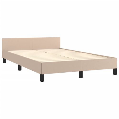 Cadre De Lit Sans Matelas Cappuccino 120x200 Cm Simili