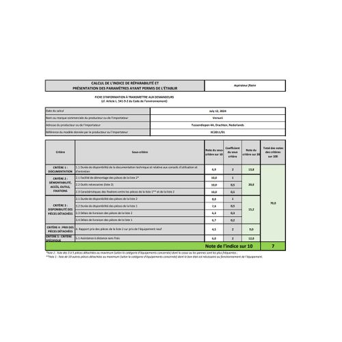 Aspirateur Balai Rechargeable 21.6 V - Xc2011.01