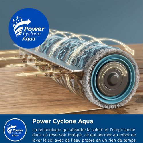 Aspirateur Robot Laveur -  Xu9100/10 - 8000 Pa - 280 Min - 210 Ml - Métal / Noir