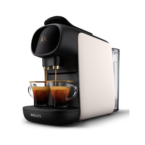 Machine à Café à Capsules 19bars Blanc Satin L'or Barista - Lm9012-05