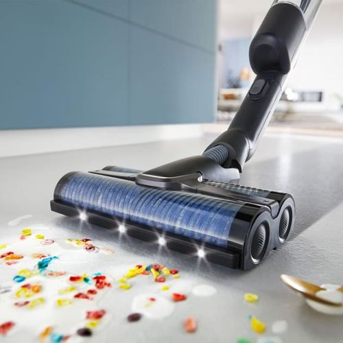 Aspirateur Balai Laveur Sans Fil -  Aquatrio Xw9463/11 - Brosses Aquaspin Haute Vitesse - Systeme A