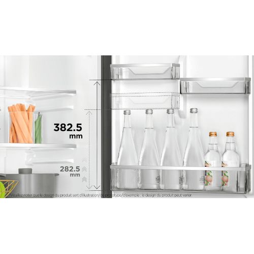 Réfrigérateur Congélateur - Rp318bsc0 - Classe C - 318 L - 59,5 X 65 X 185 Cm - Gris Quartz