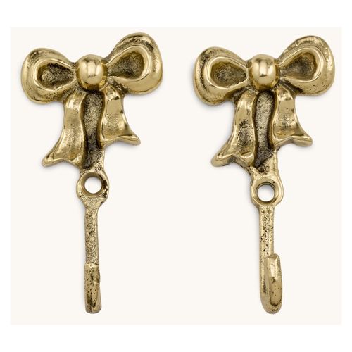 Patère En Laiton Recyclé Noeud (lot De 2)