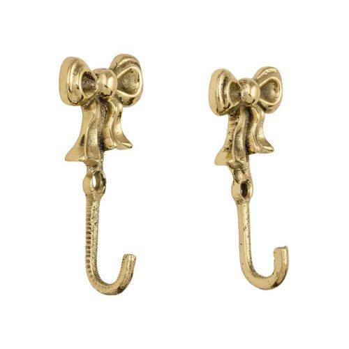 Patère En Laiton Recyclé Noeud (lot De 2)