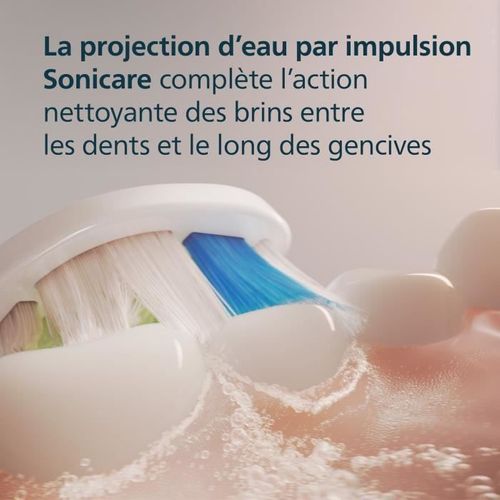 Brossette Dentaire Sonicare Hx6066/87 Optimal White Lot De 6 Tetes De Brosse à Dents