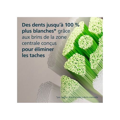 Brossette Dentaire Sonicare Hx6066/88 Optimal White Tetes De Brosse à Dents Standard - Lot De 6