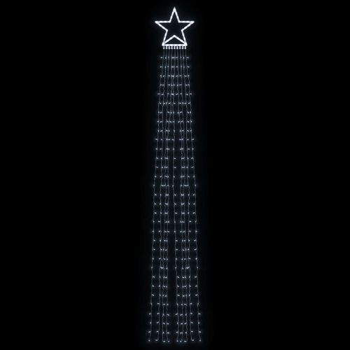 Guirlande De Sapin De Noël 320 LED Blanc Froid 375 Cm