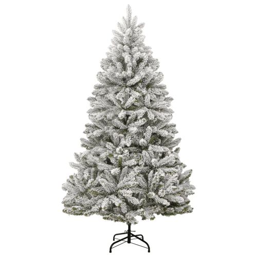 Sapin De Noël Artificiel à Charnières Avec Neige Floquée 180 Cm