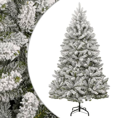 Sapin De Noël Artificiel à Charnières Avec Neige Floquée 180 Cm