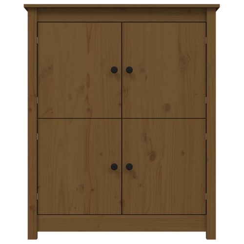 Buffet Marron Miel 83x41,5x100 Cm Bois Massif De Pin