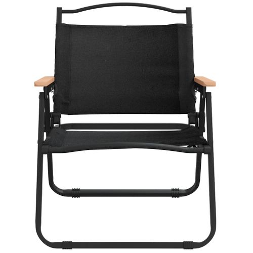 Chaises De Camping 2 Pièces Noir 54x43x59 Cm Tissu Oxford