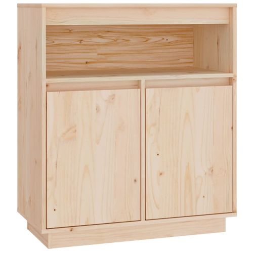 Buffet 70x34x80 Cm Bois Massif De Pin