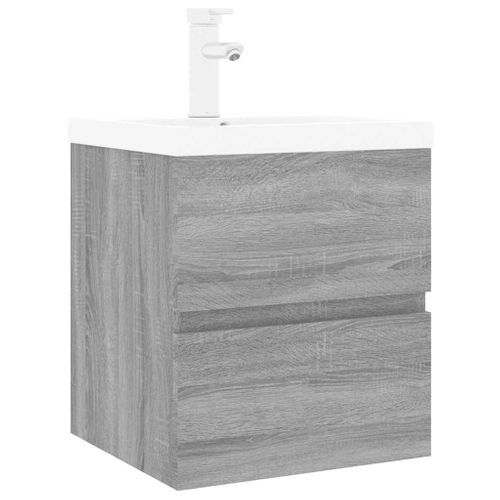 Meuble Vasque Sonoma Gris Bois D'ingénierie