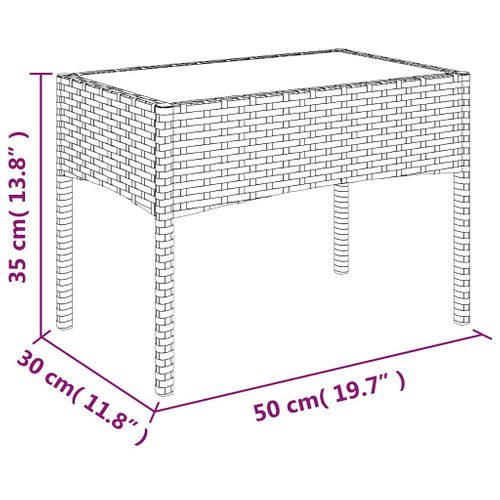 Salon De Jardin 4 Pièces Avec Coussins Marron Résine Tressée