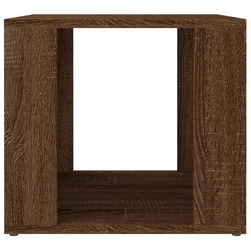 Table De Chevet Chêne Marron 41x40x36 Cm Bois Contreplaqué