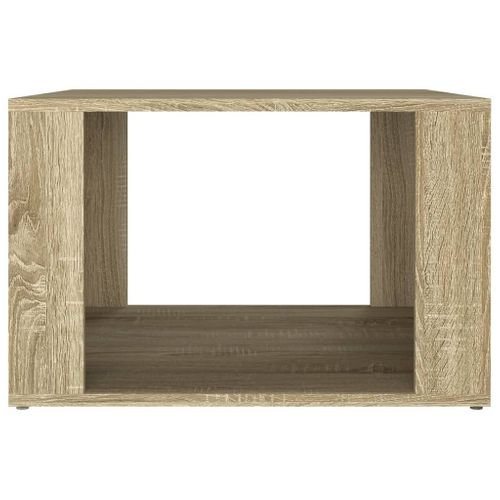 Table De Chevet Chêne Sonoma 57x55x36 Cm Bois Contreplaqué