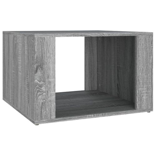 Table De Chevet Sonoma Gris 57x55x36 Cm Bois Contreplaqué