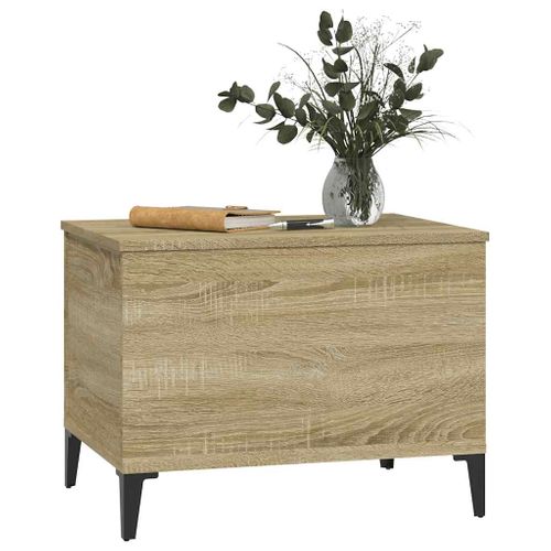 Table Basse Chêne Sonoma 60x44,5x45 Cm Bois Contreplaqué