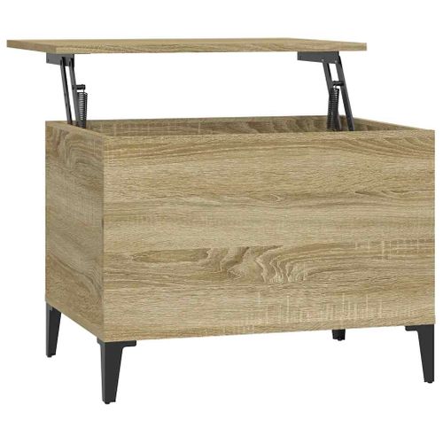 Table Basse Chêne Sonoma 60x44,5x45 Cm Bois Contreplaqué