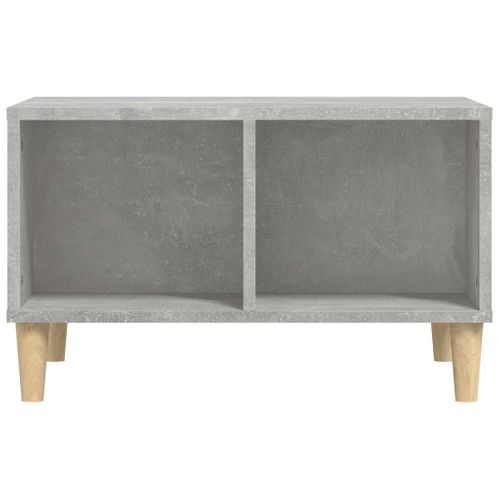 Table Basse Gris Béton 60x50x36,5 Cm Bois Contreplaqué