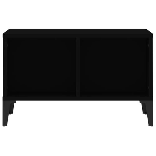 Table Basse Noir 60x50x36,5 Cm Bois Contreplaqué