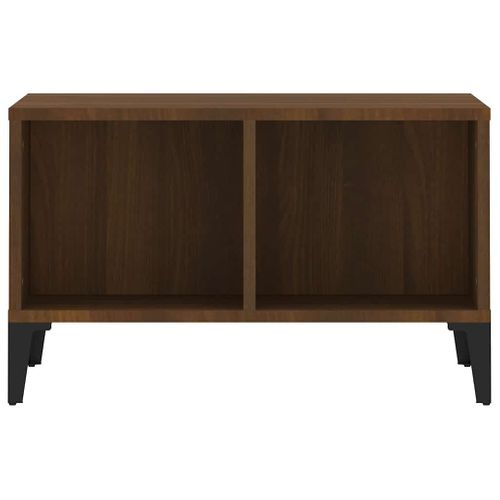 Table Basse Chêne Marron 60x50x36,5 Cm Bois Contreplaqué