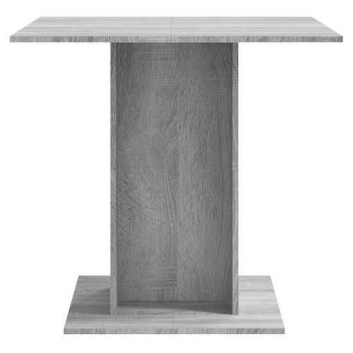 Table à Dîner Sonoma Gris 80x80x75 Cm Bois Contreplaqué