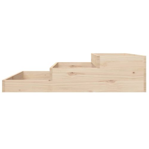 Jardinière 107x107x27 Cm Bois Massif De Pin
