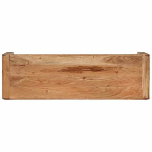 Meuble TV 110x33x33 Cm Bois D'acacia Massif